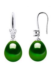 Mitzuko Srebrne kolczyki z perłami rozmiar: onesize. Szare kolczyki damskie Mitzuko, z cyrkonią, srebrne, z zapięciem typu bigiel. Za 217.99 zł.