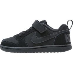 Nike Sportswear COURT BOROUGH Tenisówki i Trampki black. Czarne buty sportowe dziewczęce Nike Sportswear, z materiału. Za 149.00 zł.
