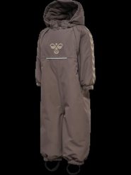 Hummel hmlMINI CHEVRON SNOWSUIT WP 10K kombinezon śnieżny z recyklingowanego. Szare kombinezony damskie Hummel, m, bez wzorów, z materiału, bez kołnierzyka, bez ramiączek. Za 470.00 zł.