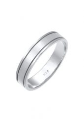 Elli PREMIUM Damska obrączka ślubna w parze srebro 925 Sterling Silver Pierścionki 1 ct Damski. Szare pierścionki damskie Elli PREMIUM, srebrne. Za 322.14 zł.