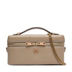 Torebka Tory Burch. Brązowe kuferki damskie Tory Burch, bez wzorów, bez dodatków. Za 2,419.00 zł.