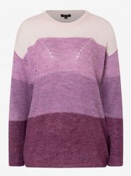 More & More Sweter w kolorze fioletowo-jasnoróżowym rozmiar: 38. Różowe swetry klasyczne damskie More & More, z wełny, bez kołnierzyka. Za 92.21 zł.