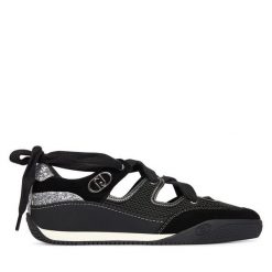 Półbuty Liu Jo. Czarne półbuty damskie Liu Jo, bez wzorów, bez obcasa, na płaskiej podeszwie, bez zapięcia. Za 639.99 zł.