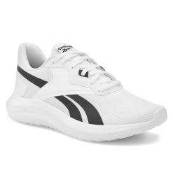 Buty do chodzenia damskie Reebok Energen Lux. Białe obuwie sportowe damskie Reebok, z materiału, bez zapięcia, trekkingowe. Za 289.99 zł.