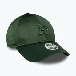 Czapka z daszkiem New Era Satin 9Forty Oakland Atletics. Zielone czapki z daszkiem damskie New Era, na zimę, bez wzorów. Za 119.99 zł.