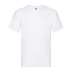 Oryginalna Koszulka Unisex Dla Dorosłych. Białe bluzki damskie Fruit of the Loom, xl, bez wzorów, sportowe, bez kołnierzyka, bez ramiączek. Za 29.99 zł.