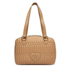 Torebka LOVE MOSCHINO. Brązowe torebki klasyczne damskie Love Moschino, bez dodatków. Za 879.99 zł.