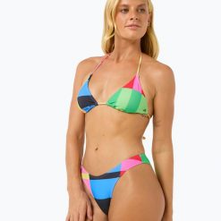 Góra od stroju kąpielowego Rip Curl Las Dalias Sliding Tri. Bikini RIPCURL, bez wzorów. Za 99.99 zł.