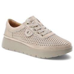 Półbuty damskie Vinceza, cholewka ze skóry naturalnej licowej z perforacją wiązanie z przodu na płaskiej podeszwie, złote, 79629. Żółte półbuty damskie VINCEZA, bez wzorów, ze skóry, bez obcasa, na płaskiej podeszwie, bez zapięcia. Za 179.00 zł.