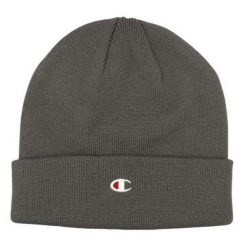 Czapka Unisex Dla Dorosłych. Szare czapki damskie Champion, na zimę, bez wzorów. Za 98.99 zł.