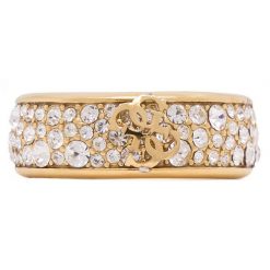 Pierścionek Guess. Żółte pierścionki damskie Guess, złote. Za 299.99 zł.