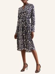 Seidensticker Sukienka w kolorze granatowo-białym rozmiar: 38. Białe sukienki damskie Seidensticker, bez wzorów, z tkaniny, bez ramiączek. Za 216.73 zł.