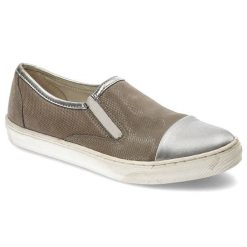 Szare Tenisówki Avanti Wygodne Skórzane Buty. Szare obuwie sportowe damskie Avanti, na wiosnę, ze skóry, bez zapięcia, tenisowe. Za 129.00 zł.