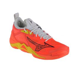 Buty halowe Mizuno Wave Momentum 3. Białe obuwie sportowe damskie Mizuno, bez zapięcia, do biegania, mizuno wave. Za 713.45 zł.