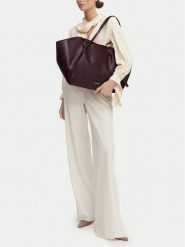GINO ROSSI Torebka C-LDA9148 Bordowy. Czerwone shopper bag Gino Rossi, bez wzorów, ze skóry, bez dodatków. Za 279.99 zł.