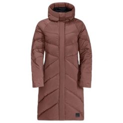 Płaszcz damski Jack Wolfskin Marienplatz. Brązowe płaszcze damskie Jack Wolfskin, na zimę, l, bez wzorów, z materiału, z kapturem. Za 1,405.10 zł.