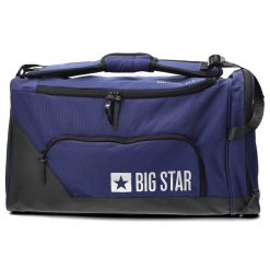 Niebieska Duża Męska Torba Z Funkcją Plecaka 2w1 Big Star. Niebieskie torebki klasyczne damskie Big Star, na ramię, duże, bez dodatków. Za 189.00 zł.