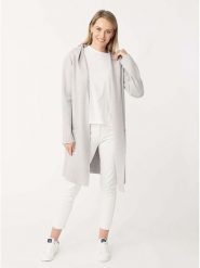 Zwillingsherz Kardigan "Janina" w kolorze szarym rozmiar: S/M. Szare kardigany damskie Zwillingsherz, m, bez wzorów. Za 208.99 zł.