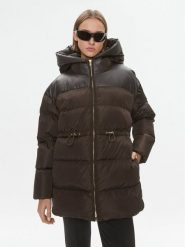 PINKO Kurtka zimowa Client 101604 A11P Brązowy Regular Fit. Brązowe kurtki damskie Pinko, na zimę, bez wzorów, z syntetyku, bez kaptura. Za 1,739.00 zł.