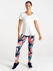 Dare 2b Koszulka sportowa "Vigilant Tee" w kolorze białym rozmiar: 36. Białe koszulki sportowe damskie Dare 2b, bez wzorów, z materiału, bez ramiączek, outdoorowe. Za 74.63 zł.