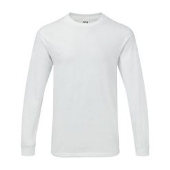 Koszulka Z Długim Rękawem Dla Dorosłych Unisex Hammer. Białe bluzki damskie GILDAN, s, bez wzorów, sportowe, bez kołnierzyka, bez ramiączek. Za 75.99 zł.