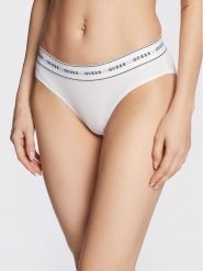 Guess Figi klasyczne Carrie O97E02 KBBU1 Biały. Białe figi Guess, z aplikacjami, z bawełny. Za 49.99 zł.