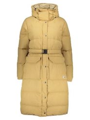 The North Face Płaszcz puchowy "Sierra" w kolorze beżowym rozmiar: M. Brązowe płaszcze damskie The North Face, m, bez wzorów, z puchu, bez kaptura. Za 922.46 zł.