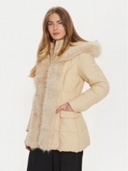 Marciano Guess Kurtka puchowa Zoe 4BGL41 7188A Beżowy Regular Fit. Brązowe kurtki damskie Marciano Guess, z aplikacjami, z puchu, bez kaptura. Za 1,189.00 zł.