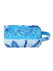 BLE Kosmetyczka w kolorze błękitnym - 22 x 10 x 10 cm rozmiar: onesize. Niebieskie kosmetyczki damskie BLE, bez wzorów, z materiału. Za 38.09 zł.
