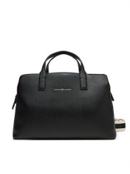 Tommy Hilfiger Torebka AW0AW17634 Czarny. Czarne torebki klasyczne damskie Tommy Hilfiger, ze skóry, bez dodatków. Za 599.99 zł.
