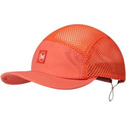 Czapka z daszkiem BUFF 5 PANEL AIR CAP SARET. Czerwone czapki z daszkiem damskie Buff, bez wzorów. Za 161.77 zł.