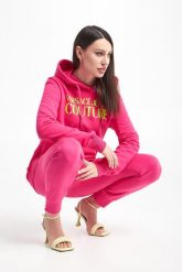 Bluza dresowa damska VERSACE JEANS COUTURE. Bluzy damskie Versace Jeans Couture, s, bez wzorów, z dresówki, bez kaptura. W wyprzedaży za 683.17 zł.