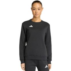 Bluza damska adidas Entrada 26 Sweat Top. Czarne bluzy damskie Adidas, bez wzorów, z bawełny, bez kaptura. Za 134.99 zł.