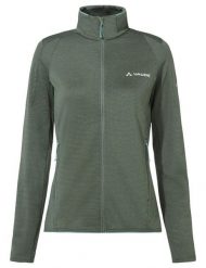 Kurtka polarowa damska Scopi II. Zielone kurtki sportowe damskie Vaude, na zimę, s, bez wzorów, z hardshellu, bez kaptura. Za 429.00 zł.