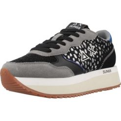 Buty SUN68 BIG ALLY ANIMALIER Czarny. Czarne obuwie trekkingowe damskie SUN68, ze skóry, bez zapięcia. Za 288.99 zł.