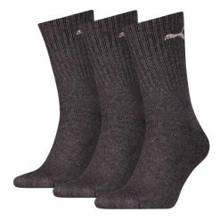 Puma Skarpety Sport Crew 3-Pack 88035504. Szare skarpetki damskie Puma, bez wzorów. Za 49.99 zł.