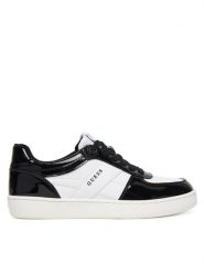 Guess Sneakersy FLPNAM ELE12 Biały. Białe obuwie sportowe damskie Guess, ze skóry, bez zapięcia. Za 499.99 zł.