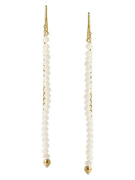 Ivy Pozłacane kolczyki z kryształami rozmiar: onesize. Białe kolczyki damskie ivy, z kryształem, pozłacane, z zapięciem typu bigiel. Za 30.99 zł.