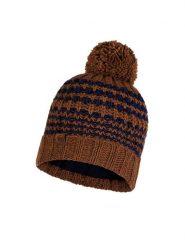 Buff Czapka w kolorze brązowo-niebieskim rozmiar: onesize. Brązowe czapki damskie Buff, bez wzorów, z materiału. Za 115.27 zł.