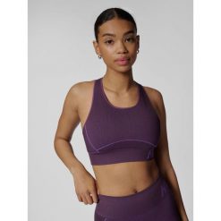 Biustonosz dla kobiet Hummel Te Christel. Czerwone biustonosze sportowe damskie Hummel, bez wzorów, z dzianiny. Za 145.00 zł.