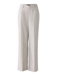 Oui Spodnie w kolorze szarobrązowym rozmiar: 40. Szare spodnie materiałowe damskie Oui, bez wzorów, z materiału. Za 188.85 zł.