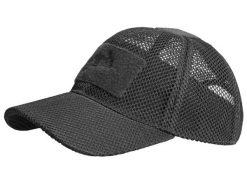 Czapka z daszkiem baseballowa Mesh. Zielone czapki z daszkiem damskie HELIKON-TEX, z aplikacjami, z materiału. Za 81.99 zł.