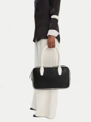 GINO ROSSI Torebka C-LDA8555 Czarny. Czarne torebki klasyczne damskie Gino Rossi, z materiału, bez dodatków. Za 229.99 zł.