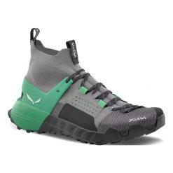 Damskie buty trekkingowe Salewa Wildfire NXT Knit. Czarne obuwie trekkingowe damskie Salewa, z materiału, bez zapięcia. Za 597.99 zł.