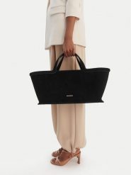 GINO ROSSI Torebka EO-LA224-19153B Czarny. Czarne torebki klasyczne damskie Gino Rossi, ze skóry, bez dodatków. Za 499.99 zł.