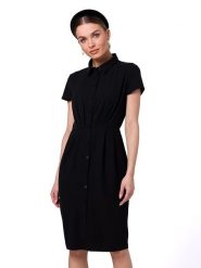 Stylove Sukienka w kolorze czarnym rozmiar: M. Czarne sukienki damskie Stylove, bez wzorów, bez ramiączek. Za 252.12 zł.