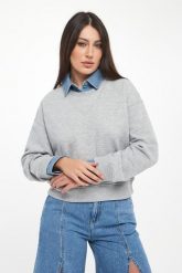 Bluza damska z kołnierzem LIU JO. Bluzy damskie Liu Jo, m, bez wzorów, bez kaptura. Za 859.00 zł.