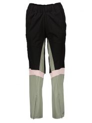 Asics Spodnie funkcyjne w kolorze czarno-szarym rozmiar: M. Czarne spodnie dresowe damskie Asics, m, bez wzorów, outdoorowe. Za 127.35 zł.