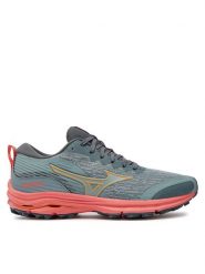 Mizuno Buty do biegania Wave Rider Tt J1GD2232 Szary. Szare obuwie sportowe damskie Mizuno, z materiału, bez zapięcia, do biegania. W wyprzedaży za 559.99 zł.