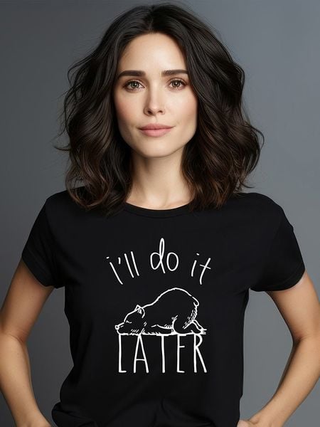 WOOOP Koszulka w kolorze czarnym rozmiar: L. Czarne koszulki damskie Wooop, l, bez wzorów, z bawełny, bez kołnierzyka, bez ramiączek. Za 56.79 zł.